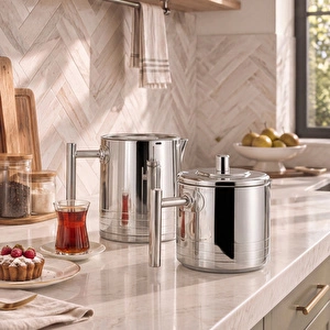 Karaca Powersteel 316+ Imperium Midi Çaydanlık Takımı 1,1L & 1,6L
