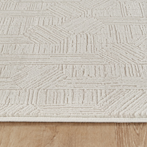 Kaşmir Halı 7/24 Sahara Softline Aura White 80x300 cm görseli 4