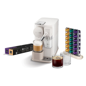 Nespresso F121 Gran Latissima Avantajlı Kahve Köşesi Seti Beyaz