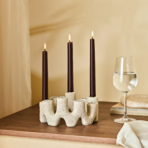 Karaca Home Palvin 9'lu Şamdan Mumluk 20,5 x 20 x 9,5 cm