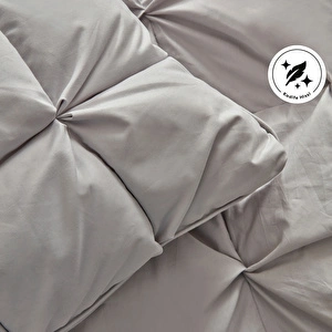 Karaca Home Çift Kişilik Camila Private Comfort Set/Uyku Seti Gri görseli 4