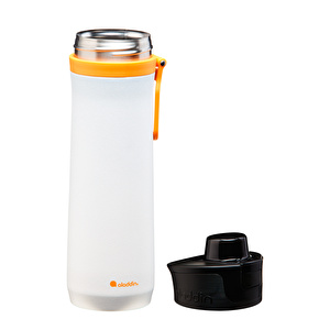 Aladdin Sports Thermavac Paslanmaz Çelik Su Şişesi 0.60 Lt Stone White görseli 5
