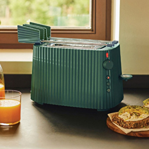Alessi Plisse 2'li Tost Makinesi Kelepçesi Yeşil görseli 2