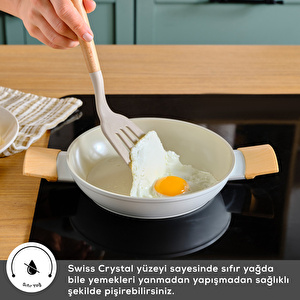 Karaca x Refika Swiss Crystal Almond Cream Sahan 4 Parça Set  görseli 3