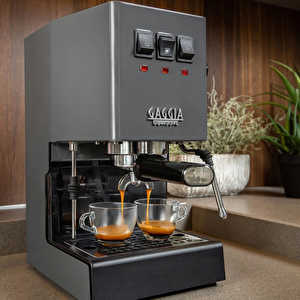 Gaggia New Classic Evo 2023 Espresso Makinesi Gri görseli 3