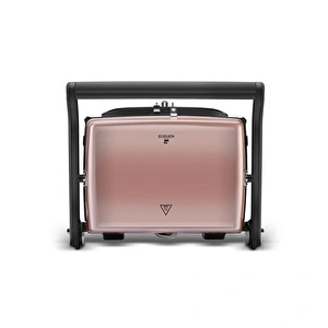 Karaca Gastro Grill Glass Premium 2400W Döküm Tost ve Izgara Makinesi Rosegold görseli 11