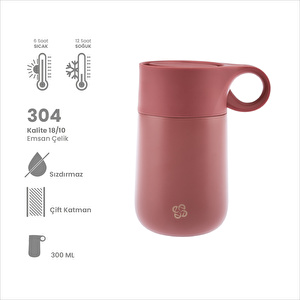 Emsan Smart Pembe El Termosu 300 ml