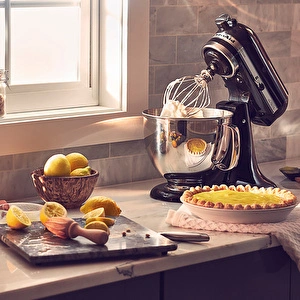 Kitchenaid Artisan Onyx 4.8 lt Black Stand Mikser 5KSM175PSEOB görseli 6