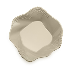 Jumbo Maris Melamin Bej Çukur Tabak 21.7x21.4x4.3 cm görseli 2