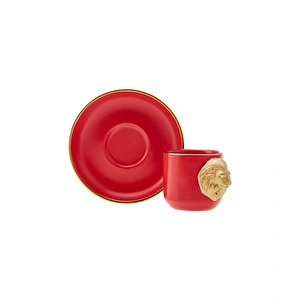 Karaca Lion 2 Kişilik Kahve Fincanı Takımı 75 ml görseli 9