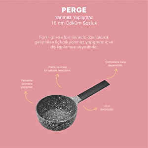 Emsan Perge Döküm Sosluk 16 cm (Kapaksız) görseli 10