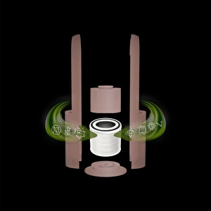 Homend O-zone Duo Pro 9006H 2 in 1 Hava Temizleyicisi ve Nemlendiricisi (Anlık Hava Kalite Göstergeli Bladeless Fan) görseli 7