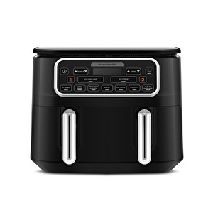 Karaca Air Pro Cook Duo Ev Yemeği XXXL Airfryer Black Chrome 8L