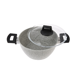 Emsan Rich Light Grey 9 Parça Granit Tencere Seti görseli 7