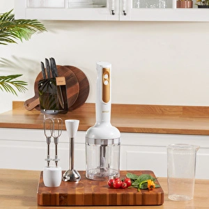 Emsan Powerpack Midi Beyaz 4'lü Blender Set görseli 2
