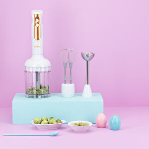 Emsan Powerpack Midi Beyaz 4'lü Blender Set görseli 1