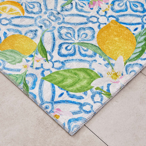 Kaşmir Halı Dekoratif Art Mutfak Lemon 80x150 cm görseli 5