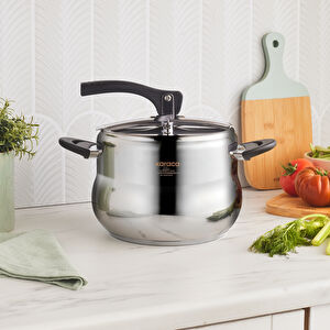 Karaca Retro İndüksiyon Tabanlı Düdüklü Tencere 8 Lt