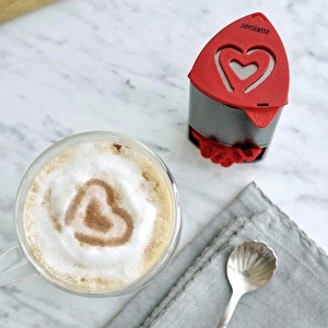 Aerolatte Cappuccino Artist Şablonu 6 Değiştirilebilir Eğlenceli Tasarım görseli 2