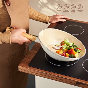 Emsan Swiss Crystal Wok Tavası 28 cm görseli 1