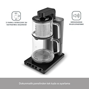 Homend Smart Royaltea Plus 2 in 1 Otomatik Çay ve Türk Kahve Makinesi wifi görseli 8