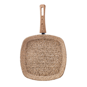 Karaca Wood Silver Biogranit Grill 28 cm görseli 2