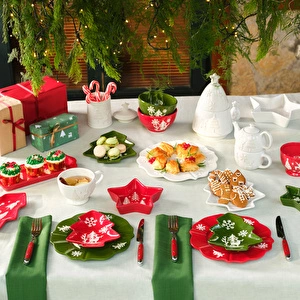 Karaca New Year Yılbaşı Snowy Kase 14 Cm görseli 2