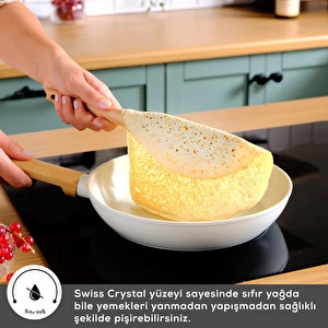 Karaca x Refika Swiss Crystal Almond Cream 24 cm Tava görseli 6