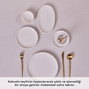 Karaca Forever Bone Cordelia 26 Parça 6 Kişilik Kahvaltı Takımı görseli 4