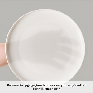 Karaca Stream Bone Remi 18 Parça 6 Kişilik Yemek Takımı görseli 6