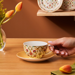 Karaca Nevra Çay Fincanı Ve Tabağı 220 Ml  görseli 4
