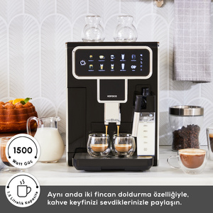 Karaca Coffeemaestro Tam Otomatik Espresso Makinesi görseli 9