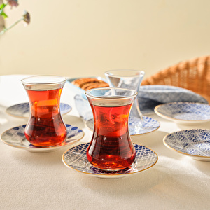 Karaca Doris 6 Kişilik Çay Seti 130 Ml görseli 4