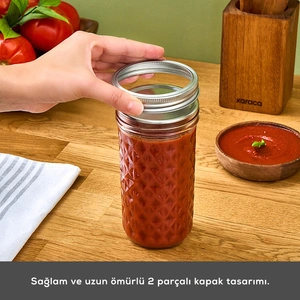 Karaca x Refika Boyunsuz Kavanoz 650 ml görseli 5