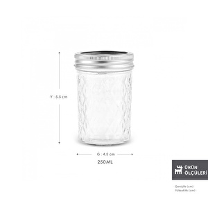 Karaca x Refika Birgül Karaca X Refika Boyunsuz Kavanoz Baklava Desen 250 Ml