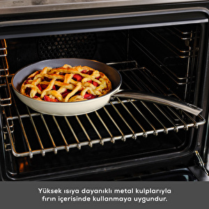 Karaca x Refika Swiss Crystal Creamy Metal Karnıyarık Tenceresi 26 cm görseli 8