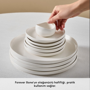 Karaca Forever Bone Olla 28 Parça 6 Kişilik Kahvaltı Takımı görseli 5
