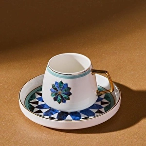 Karaca Roman 2 Kişilik Kahve Fincan Takımı 90 ml görseli 4