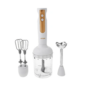 Emsan Powerpack Midi Beyaz 4'lü Blender Set görseli 5