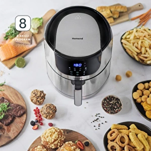 Homend Airfryday 2502h 8 Farklı Program, Dokunmatik Ekran Airfryer 5L görseli 2