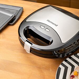 Homend Toastbuster 1322H Tost Makinesi Siyah görseli 1