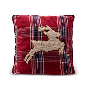 karaca Home Woodland Kırmızı Geyik Cozy Kırlent 45x45 cm görseli 3