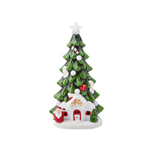 Karaca Home New Year Tree Led Işıklı Obje 9,5x7,8x17,8 cm görseli 2