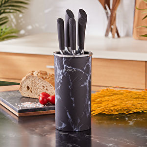 Karaca Black Marble 6 Parça Bıçak Seti görseli 1