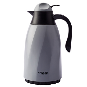 Emsan Sırça Termos 1,3 L Gri görseli 4