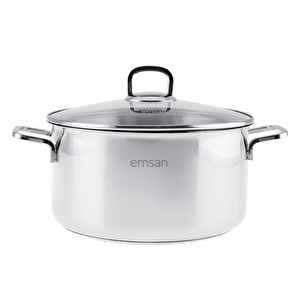 Emsan Cocinero 8 Parça Çelik Tencere Seti görseli 4