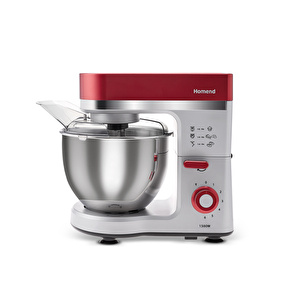 Homend Profashion 3012H Stand Mikser Kırmızı Silver görseli 5
