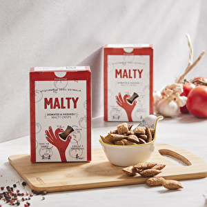 Malty Domatesli ve Haşhaşlı Tahıl Kraker 40 gr görseli 2