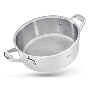 Karaca Powersteel 3Ply 316+ İndüksiyon Tabanlı Çelik Petekli Tencere 20 Cm görseli 7
