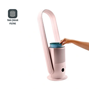 Homend O-zone Duo Pro 9006H 2 in 1 Hava Temizleyicisi ve Nemlendiricisi (Anlık Hava Kalite Göstergeli Bladeless Fan) görseli 9